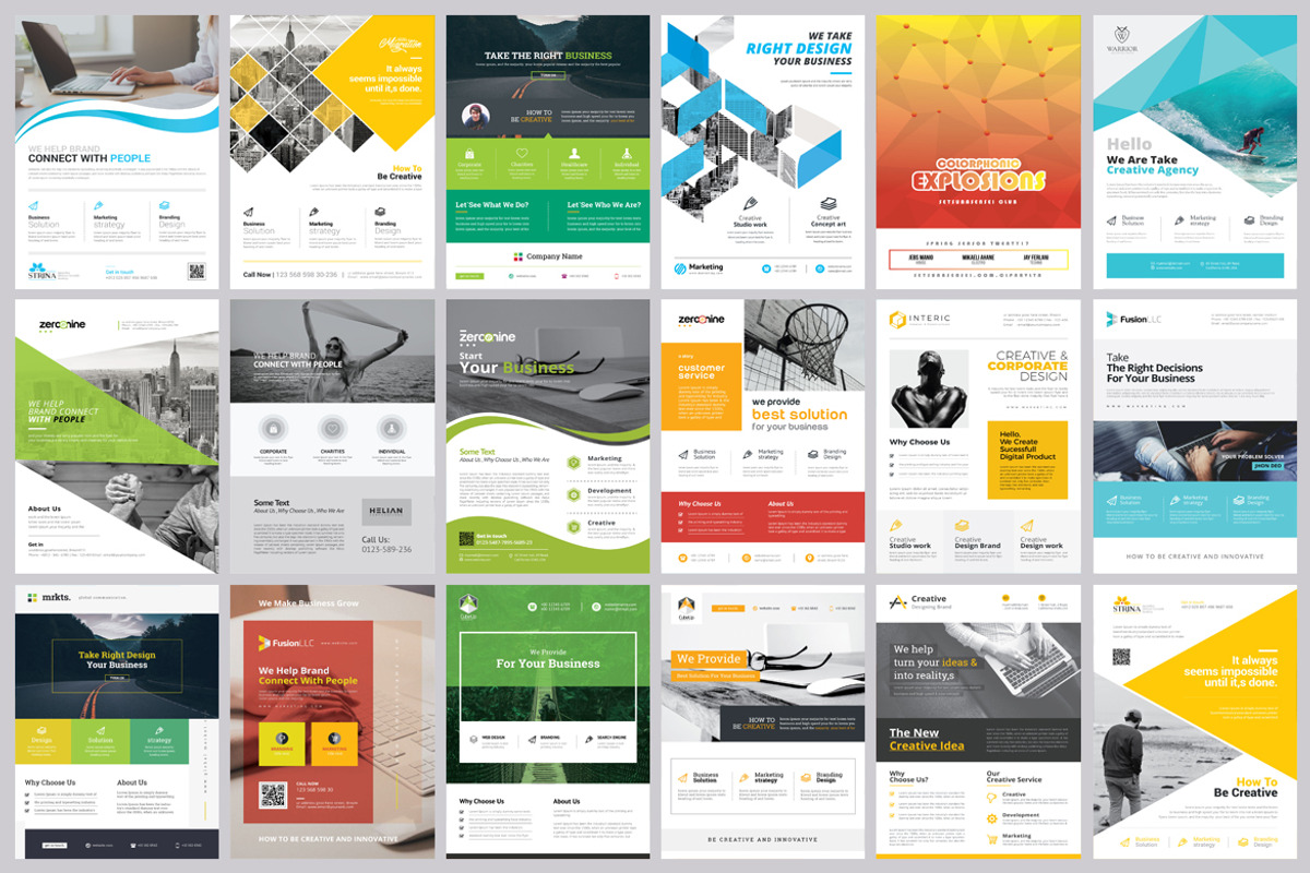 Corporate Business Flyers Bundle, a Flyer Template by GoldenPixelStudio (Photo 7 of 21)