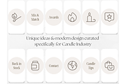 100 Candle Instagram Story Highlight, a Social Media Template by PatternLab. (Thumbnail 4 of 9)
