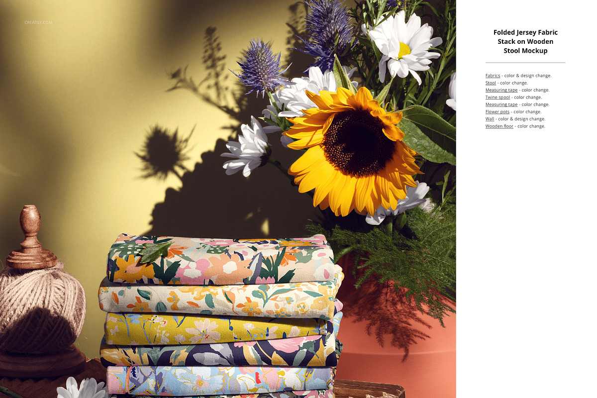 Fabric Factory v.8 Mockup Bundle, a Merchandise Mockup by creatsy5 (Photo 48 of 53)