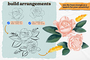 Flower Builder Kit for Photoshop, a Brushes & More by Wooly Pronto (Thumbnail 4 of 11)