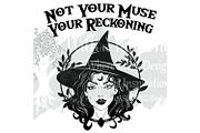 Witch Bundle 12 Gothic Witch Quotes, an Object Illustration by Willow Paige Farms (Thumbnail 14 of 18)