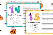 Ebook - Monsters Tracing Numbers, a Stationery Template by Glücklich Studio (Thumbnail 3 of 4)