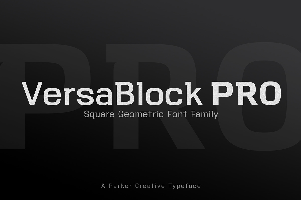 VersaBlock Pro Font + Extras