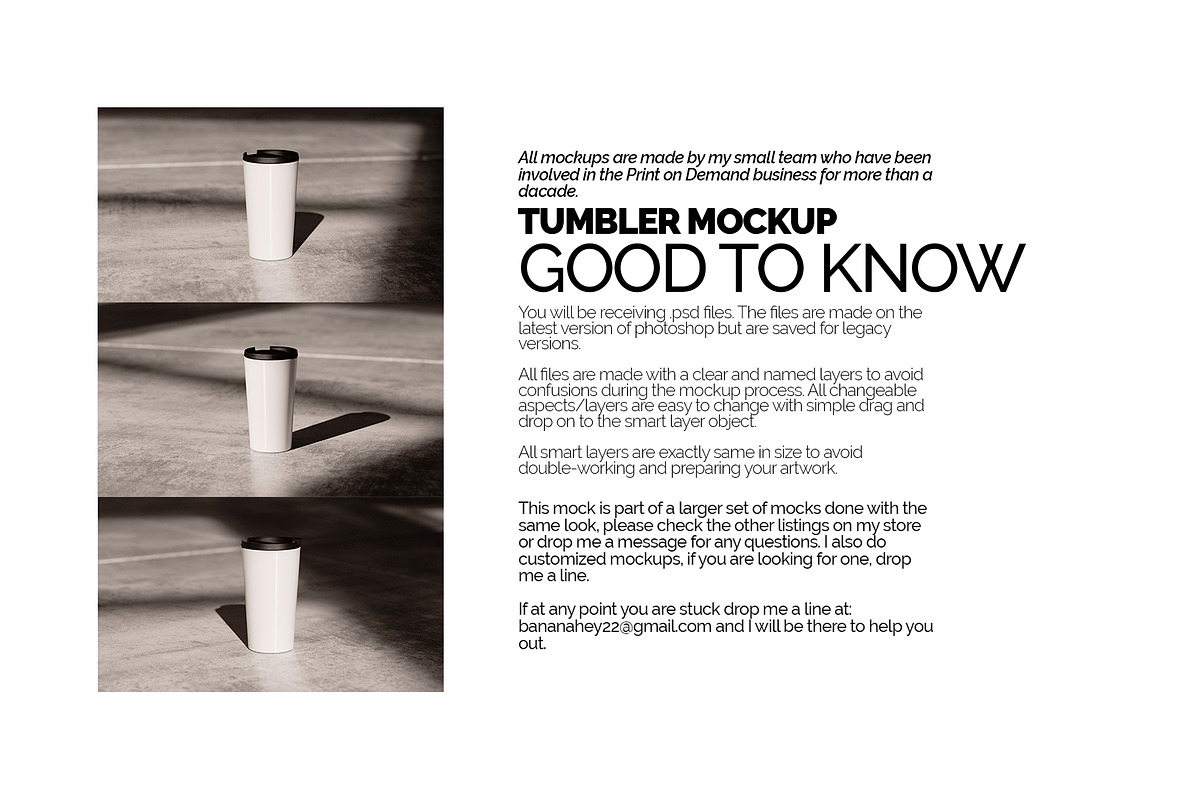 White Cone Tumbler Mockup, a Merchandise Mockup by Banana Mockups (Photo 5 of 5)