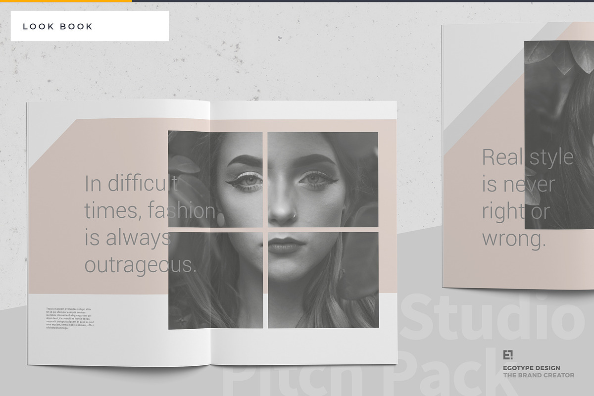 Calm Lookbook, a Brochure Template by Egotype (Photo 5 of 20)