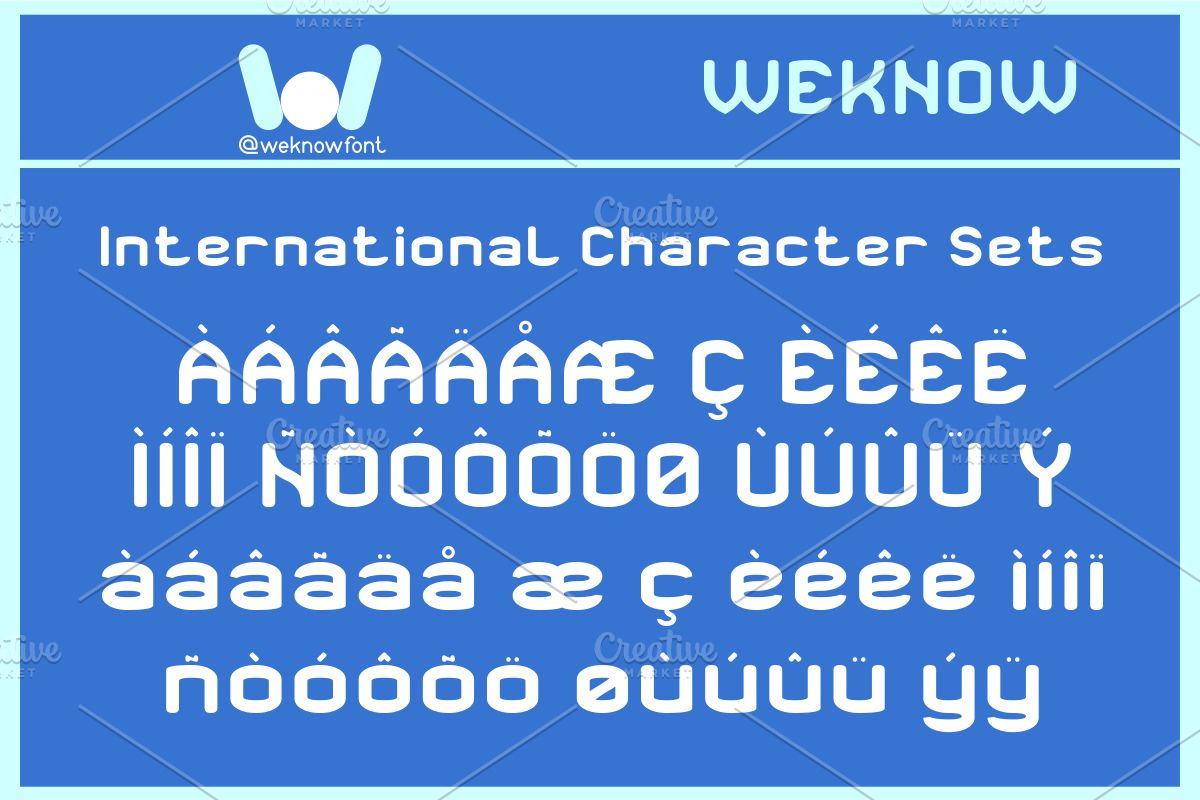 Microphone Check font, a Sans Serif Font by weknow (Photo 8 of 8)