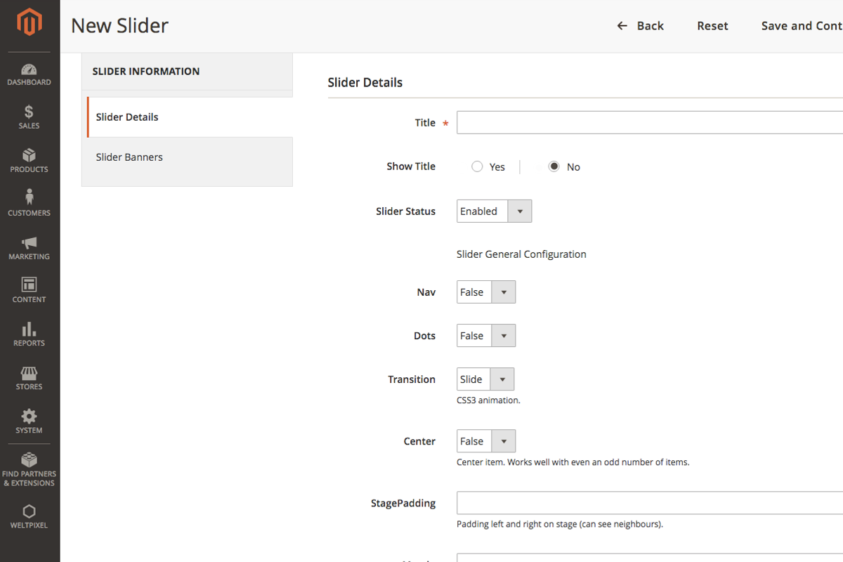 Banner Slider OWL Carousel Magento 2, a Websites & App Template by WeltPixel (Photo 7 of 9)
