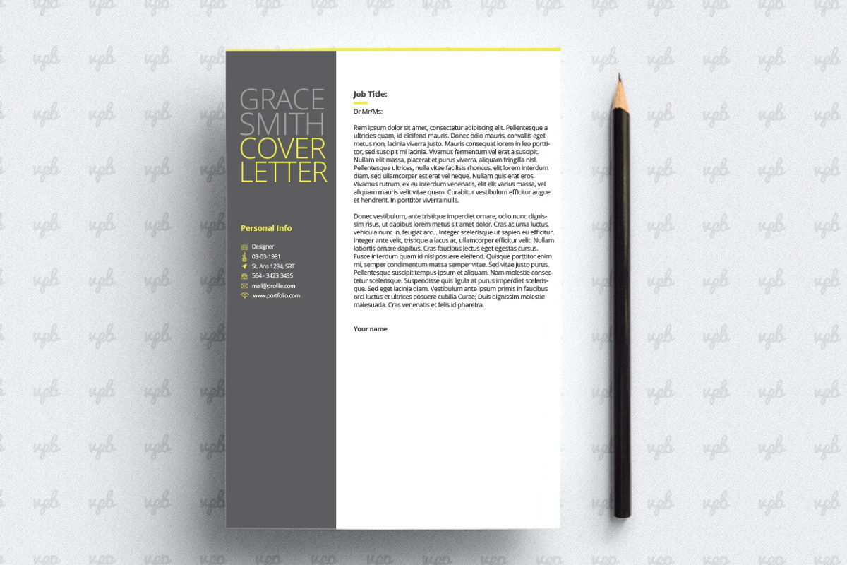 48 Resume and Cover Letter Template, a Resume Template by VPB (Photo 6 of 8)