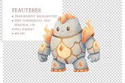 Watercolor Fantasy Dwarf Clipart Set, an Illustration by MockupWizard (Thumbnail 5 of 6)