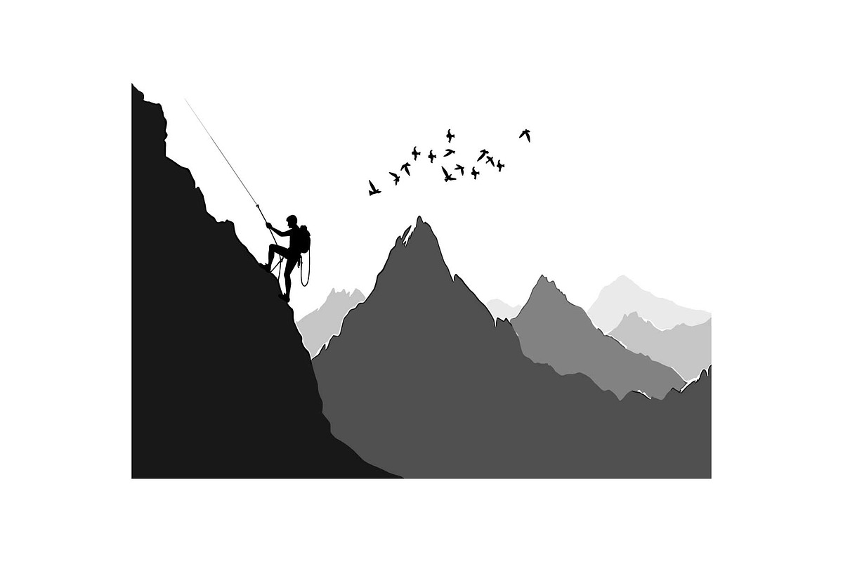 Adventure Hiking Silhouette Bundle, an Object Graphic by Designs_River (Photo 13 of 16)