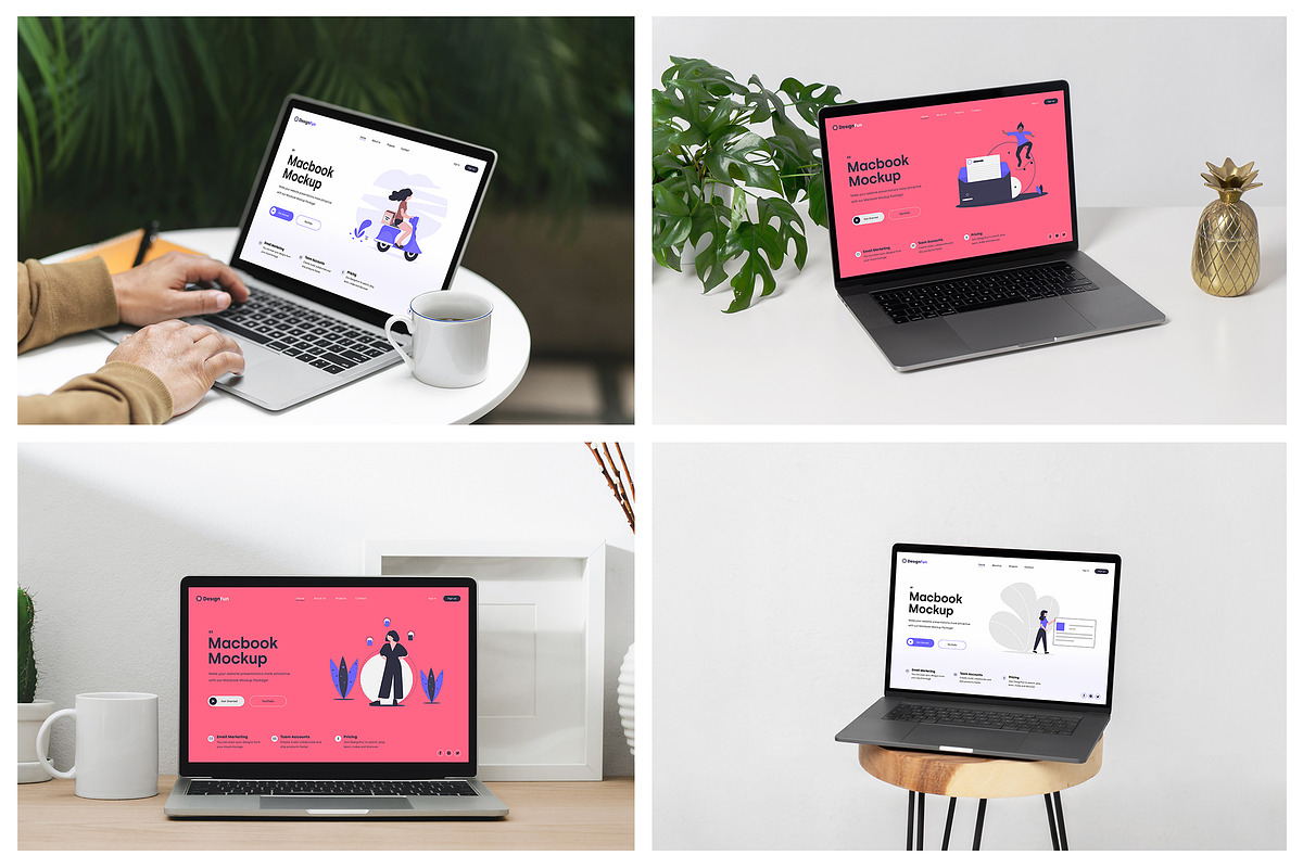 MacBook Mockups - Workspace Mockups, a Mac Mockup by Mr.Mockup™ (Photo 5 of 13)