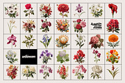 Vintage Book Of Flowers Clipart, an Object Graphic by angelainthefields (Thumbnail 5 of 18)