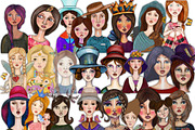 Hand Drawn Digital Dolls, a Person Illustration by Soaring Bird Designs (Thumbnail 2 of 5)