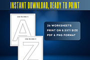 Letters of the Week A to Z Printable, a Print Template by Graphicsnext (Thumbnail 4 of 4)