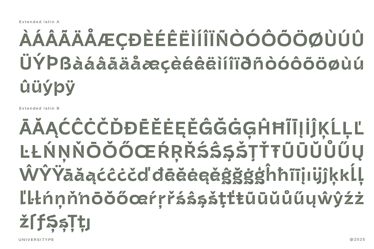 UT Aroge - An Inktrap Display Sans, a Sans Serif Font by Universitype (Photo 5 of 10)