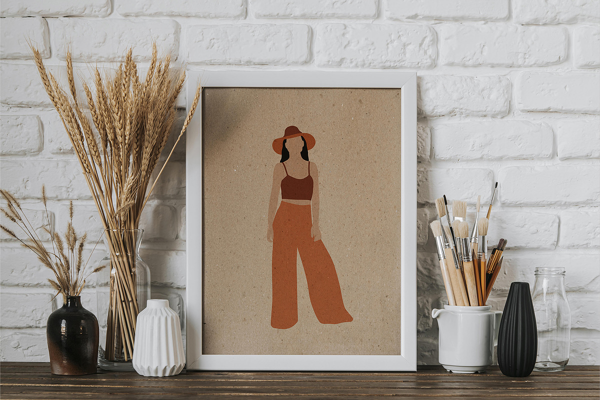 Abstract Hippie clipart, a Person Illustration by ApetekMarket (Photo 4 of 8)