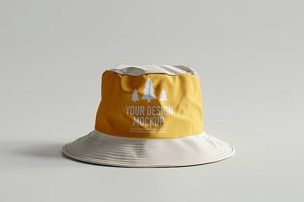 Mockup of beach hat, an Advertising Mockup by OSORIOartist