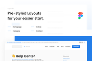 Helpcenter - Web Figma Starter Kit, a Templates & Theme by Petr Bilek (Thumbnail 2 of 5)