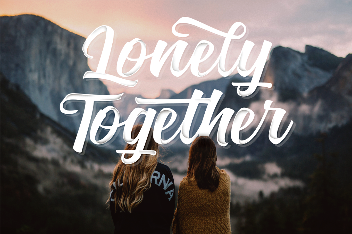 Nadheeya Script Font, a Script Font by Kotivoro (Photo 5 of 7)