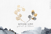Botanic Love gold line art textures, a Texture Illustration by Angele Kamp (Thumbnail 1 of 9)