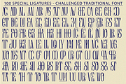 CHALLENGED TRADITIONAL FONT, a Serif Font by 177Studio (Thumbnail 7 of 8)