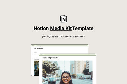 Media Kit Notion Template