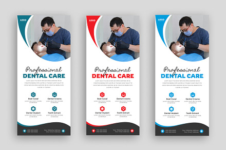Dental Care rack card or dl flyer