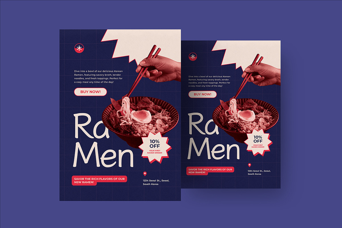 Ramens - Poster Template, a Poster Template by Fannan Studio (Photo 2 of 3)