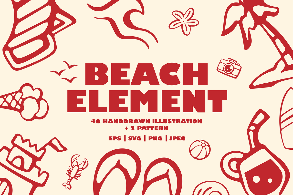 Beach Element, an Illustration by HunEyy (Photo 1 of 5)