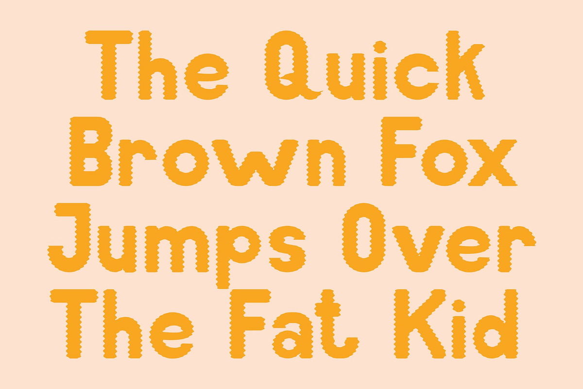 Baedar Distort, a Sans Serif Font by Craft Supply Co. (Photo 4 of 8)