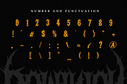 Vortex Dominion - Death Metal Font, a Blackletter Font by Masyafi Studio (Thumbnail 6 of 9)