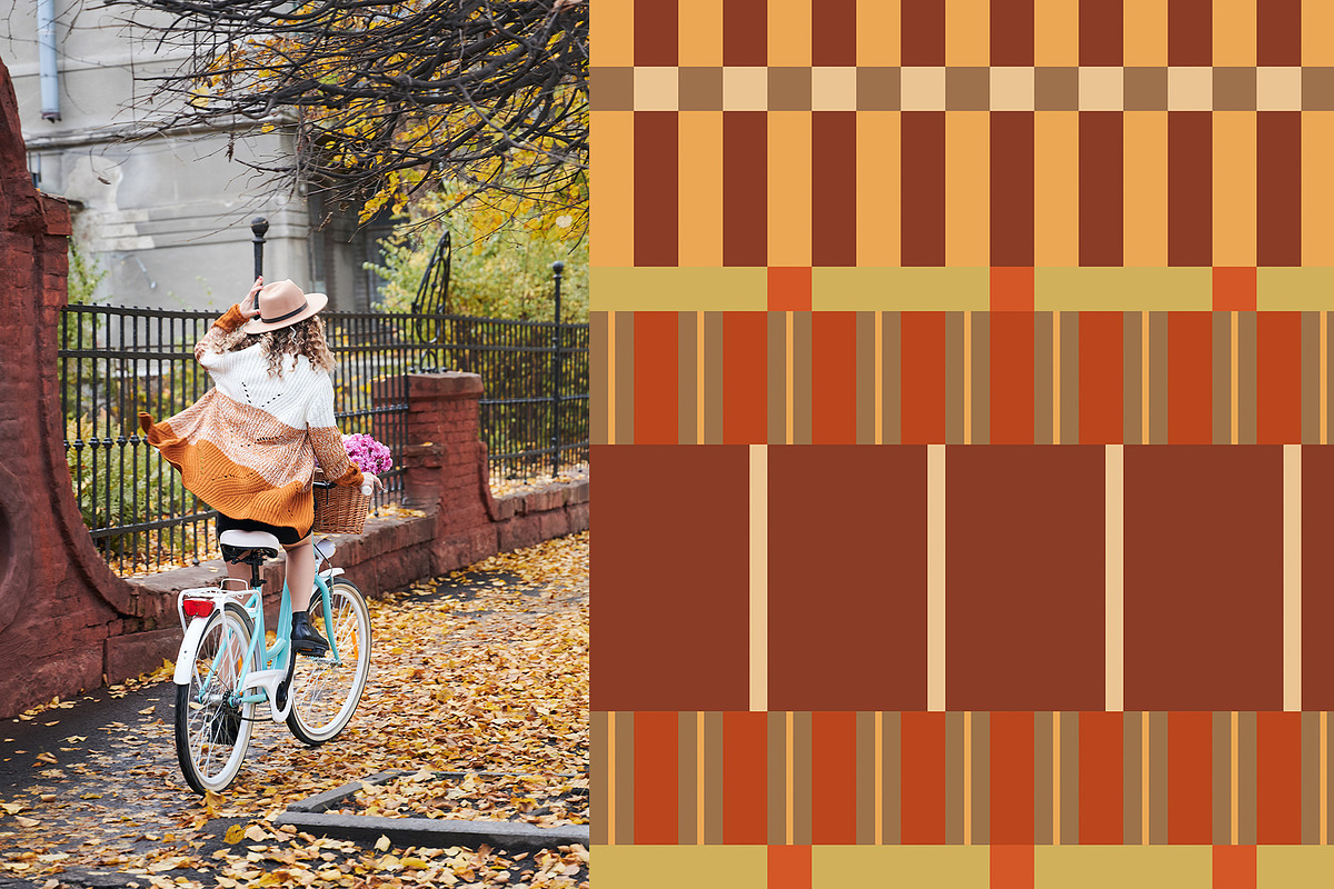 Cozy autumn geometric patterns, a Pattern Graphic by Tani Kuzminka (Photo 17 of 25)
