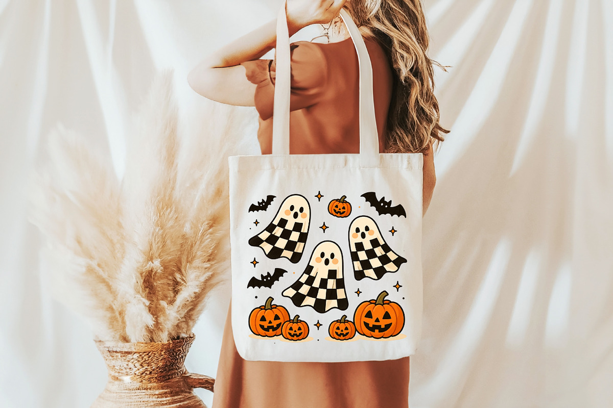 Grunge Checkered Ghost in Heart Png, an Illustration by Daily.Designs (Photo 4 of 5)