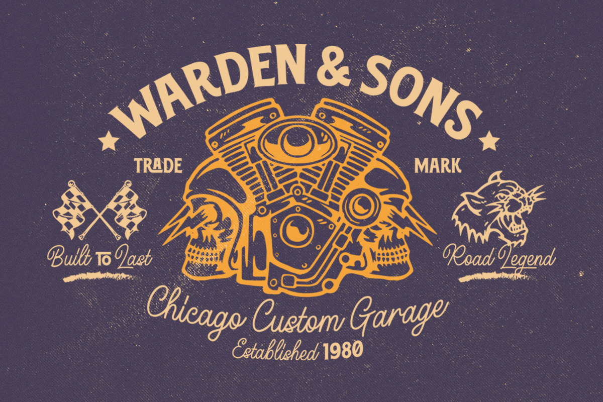Midgrow Font Duo - Free Illustration, a Font by Letterhend Studio (Photo 3 of 9)