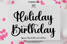 Holiday Birthday | Script Font