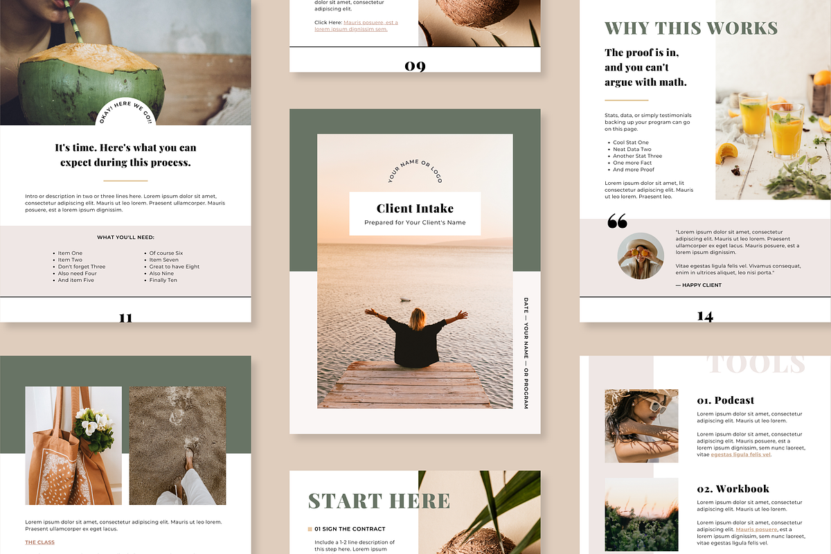 Client Welcome Packet | Canva, a Magazine Template by Erin Cassidy (Photo 6 of 8)