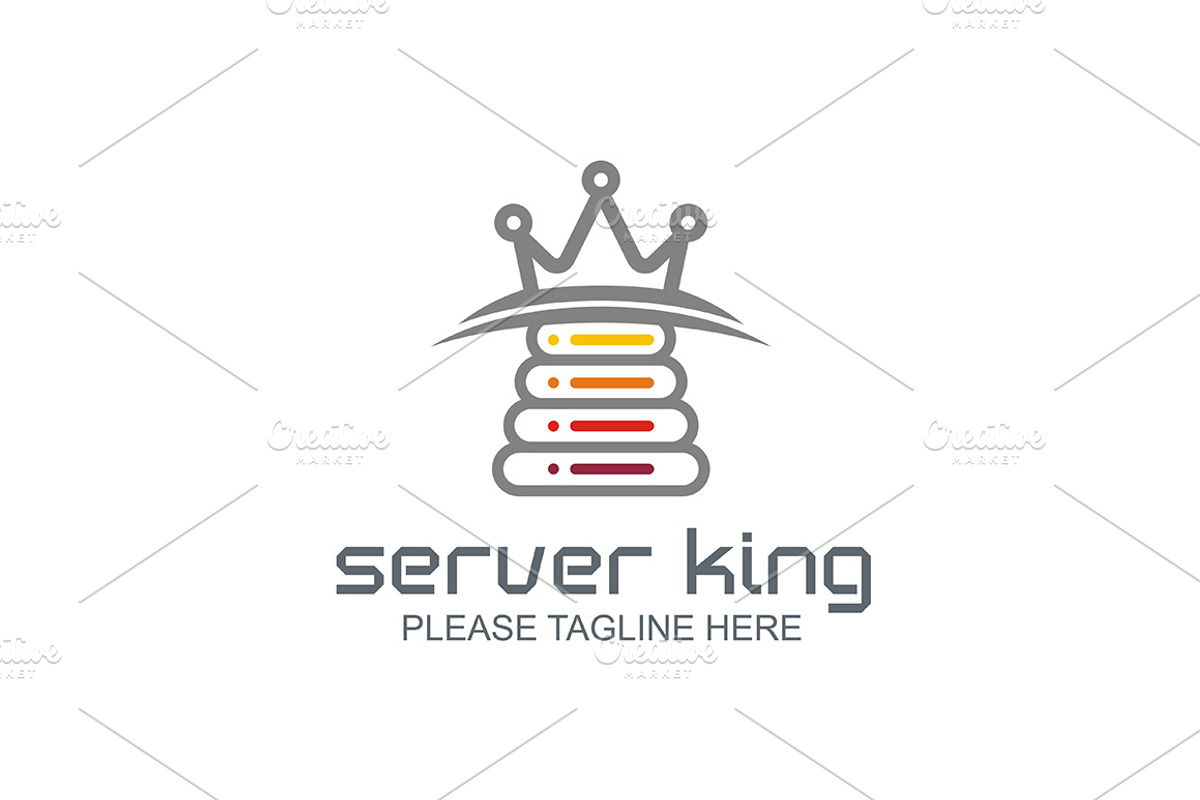 Server King, a Branding & Logo Template by Friendesigns