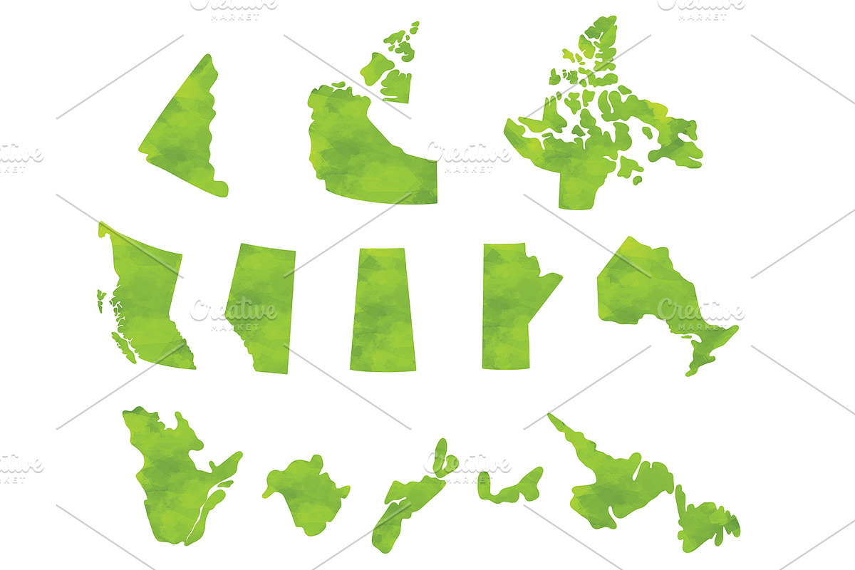 Canada Provinces Territories Clipart, an Illustration by SugarPickle Clip Art (Photo 4 of 11)