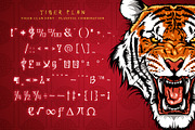 Tiger Clan, a Symbol Font by Burntilldead (Thumbnail 6 of 11)