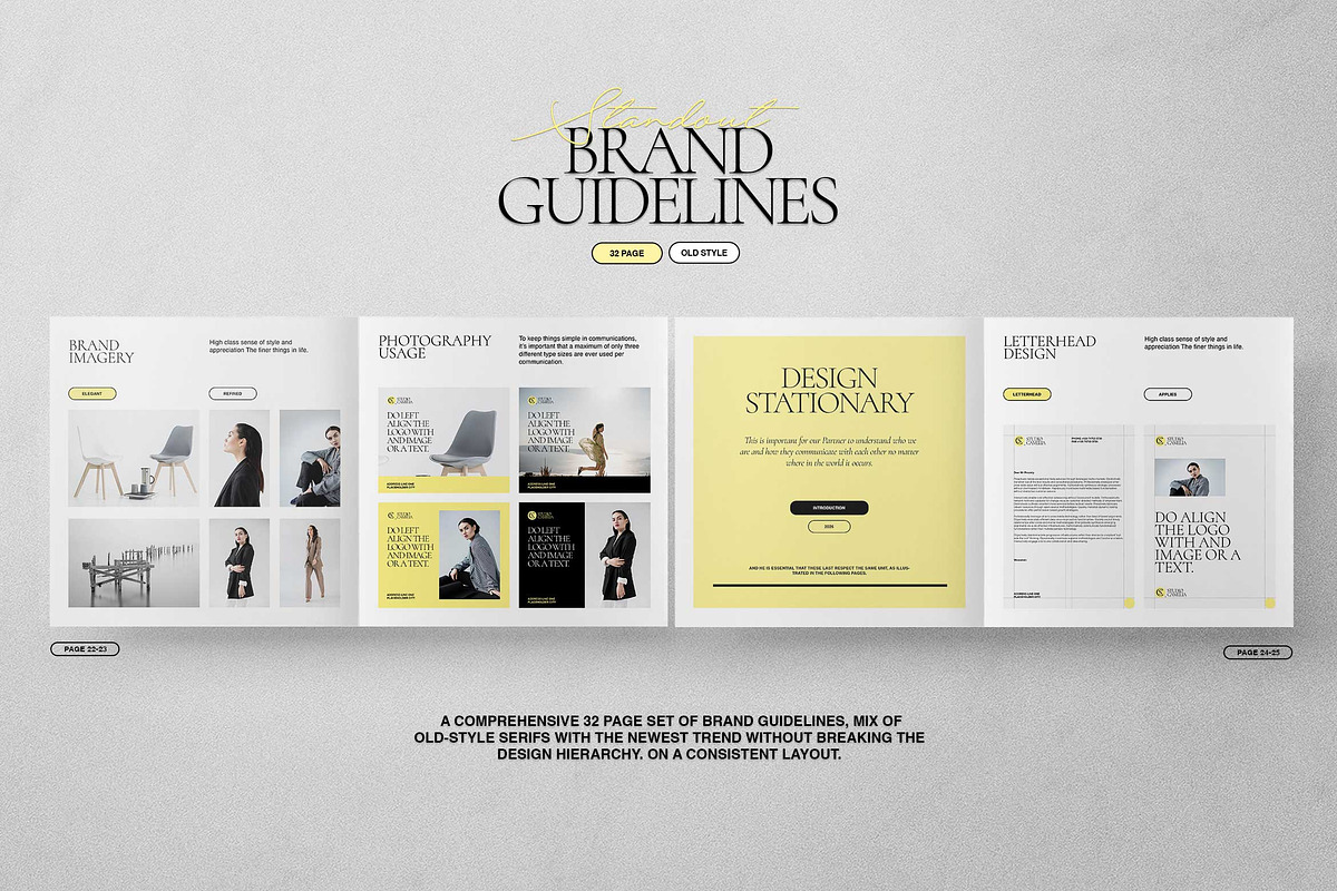 Square Brand Identity Guidelines, a Brochure Template by Proonty (Photo 6 of 8)