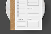 Daily And Weekly Planner Layout, a Stationery Template by MightyDesign (Thumbnail 5 of 8)
