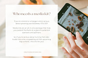 Anya Media Kit Canva Template, a Presentation Template by Creative Day (Thumbnail 2 of 5)