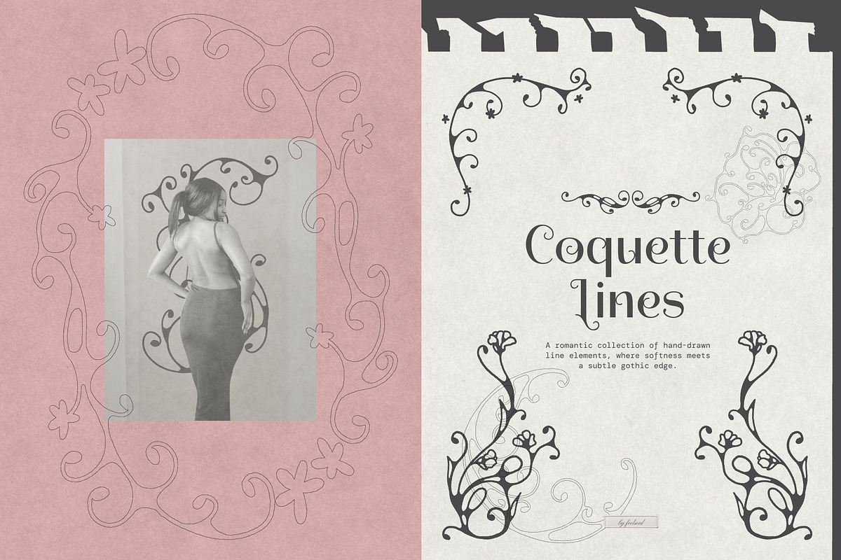 100 Coquette Lines Collection, an Object Graphic by Feelsoul (Photo 1 of 10)