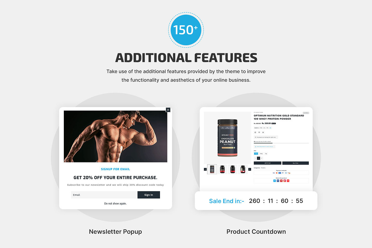 Gym Body Fitness Shopify Theme, a Shopify Template by LogicGo Shopify Experts (Photo 3 of 8)