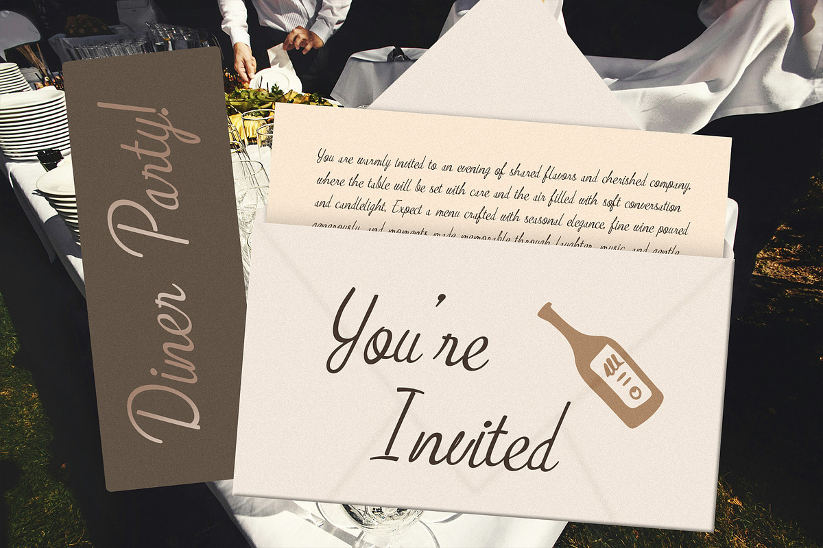 CS Blushing – Script Font, a Script Font by Craft Supply Co. (Photo 2 of 8)