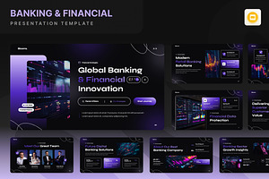 Banking & Financial Google Slides, a Presentation Template by Annora Studio
