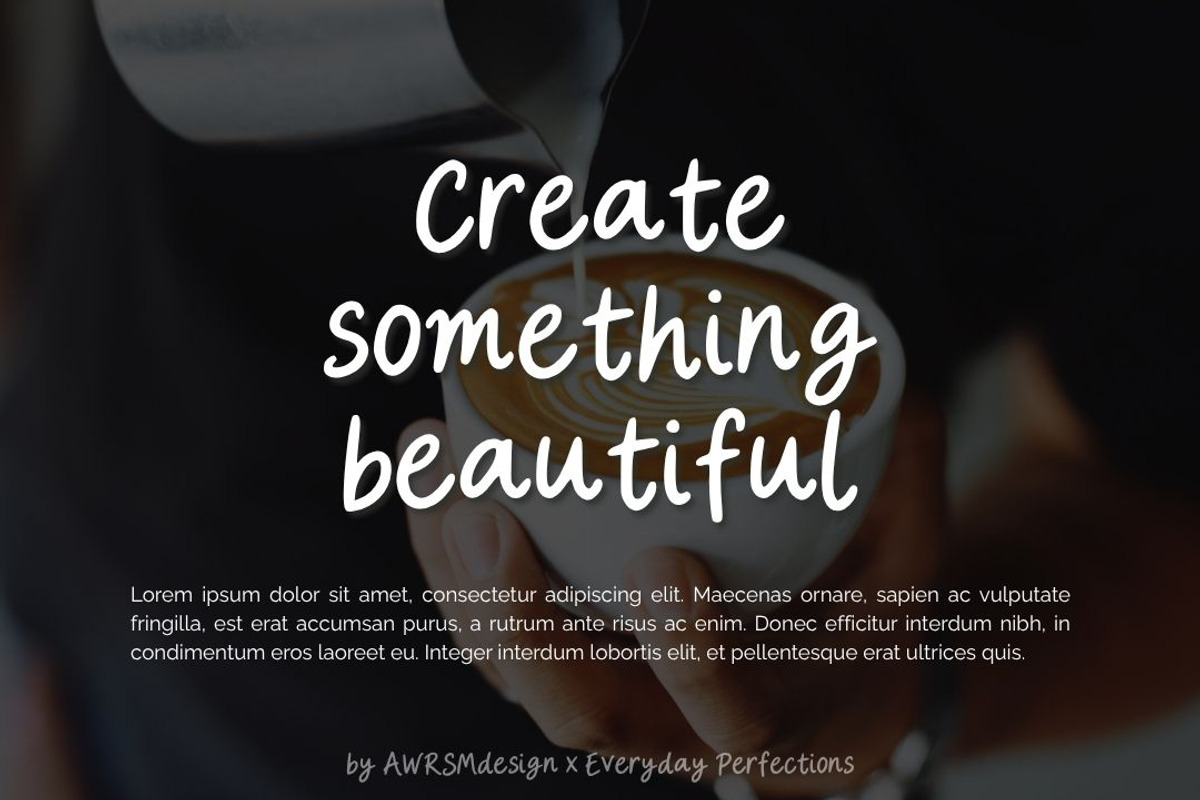 Holly Jolly | Joyful Display Font, a Handwritten Font by Everyday Perfection (Photo 5 of 5)