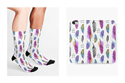 Feathers Pattern Collection, a Pattern Graphic by MarynArts (Thumbnail 3 of 7)