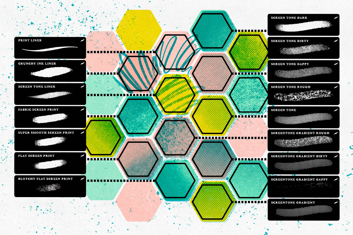 Procreate Print Works Media Pack, a Brush Add-On by UPROOT (Photo 42 of 64)