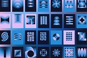 Gradient vector shapes, a Background Graphic by venimo (Thumbnail 6 of 7)